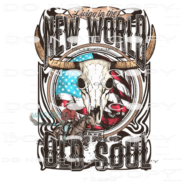 New World Old Soul #6697 Sublimation transfers - Heat