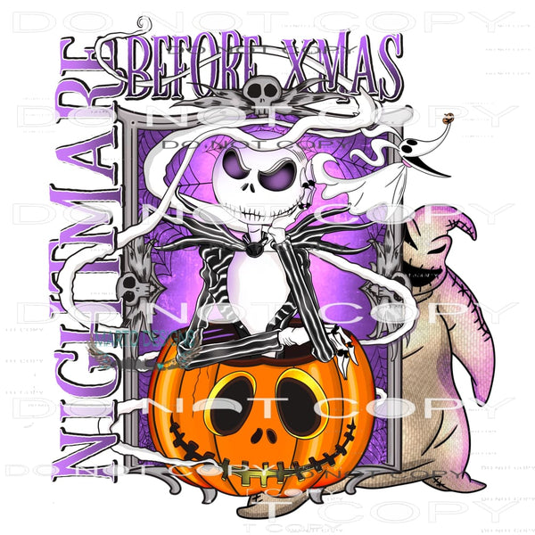 Nightmare Before X-mas #6610 Sublimation transfers - Heat