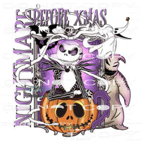 Nightmare Before X-mas #6618 Sublimation transfers - Heat