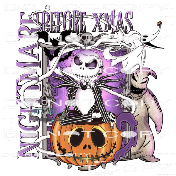 Nightmare Before X-mas #6618 Sublimation transfers - Heat