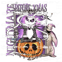 Nightmare Before X-mas #6648 Sublimation transfers - Heat