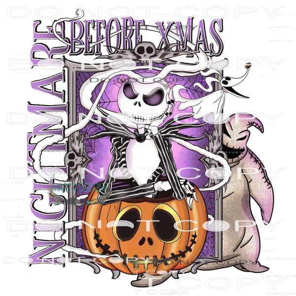 Nightmare Before X-mas #6648 Sublimation transfers - Heat