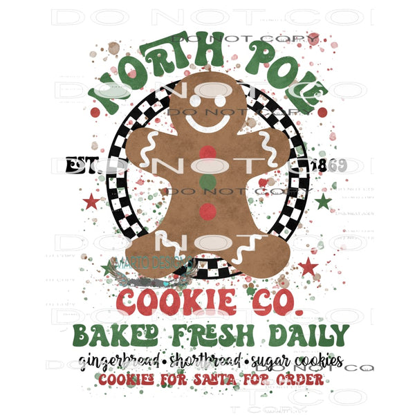 North Pole #7527 Sublimation transfers - Heat Transfer