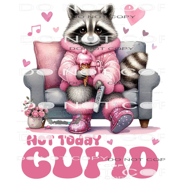 Not today Cupid #11210 Sublimation transfer - Heat Transfer