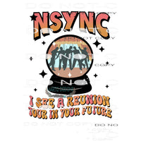 NSYNC #7383 Sublimation transfers - Heat Transfer Graphic