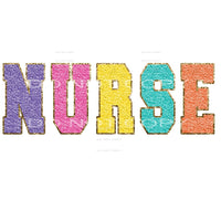 NURSE # 8104 Sublimation transfers - Heat Transfer Graphic