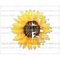 NURSE Sunflower Sublimation transfers Heat Transfer
