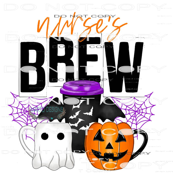 Nurse’s Brew #7023 Sublimation transfers - Heat Transfer