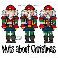Nuts About Christmas #8127 Sublimation transfers - Heat