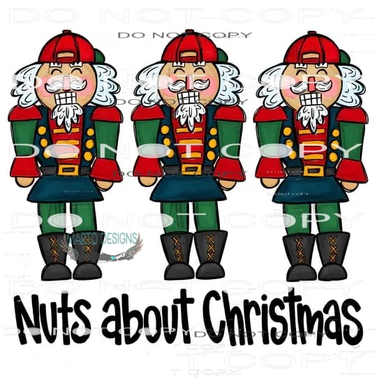 Nuts About Christmas #8127 Sublimation transfers - Heat