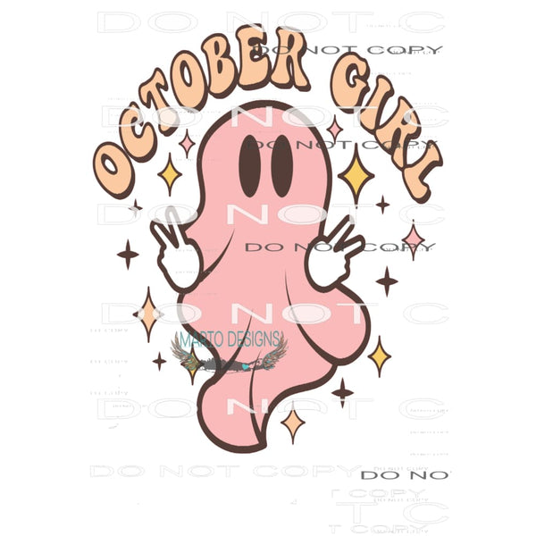 October Girl #6494 Sublimation transfers - Heat Transfer
