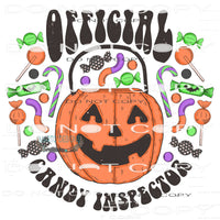 Official Candy Inspector #7020 Sublimation transfers - Heat