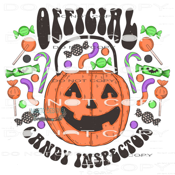 Official Candy Inspector #7020 Sublimation transfers - Heat