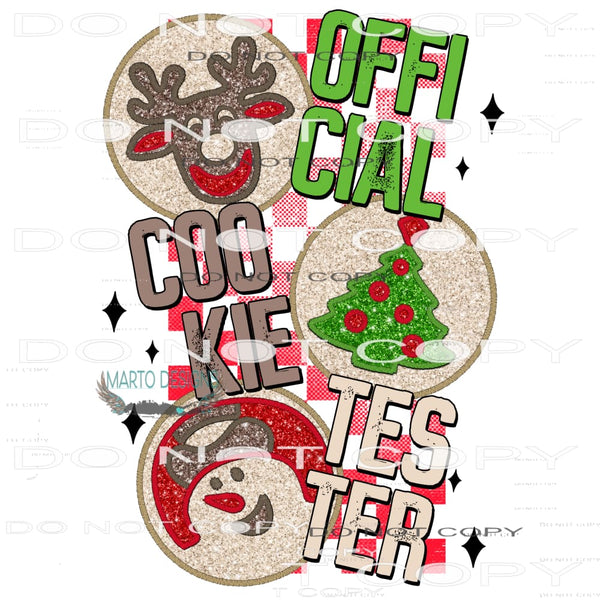 Official Cookie Tester #6753 Sublimation transfers - Heat