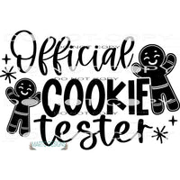 Official Cookie Tester #7909 Sublimation transfers - Heat