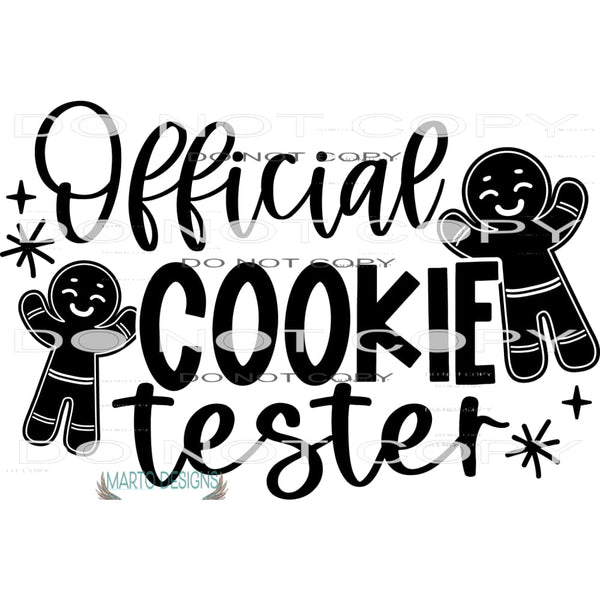 Official Cookie Tester #7909 Sublimation transfers - Heat