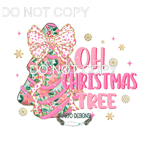 Oh Christmas Tree #105 MCKINZEE Sublimation transfers