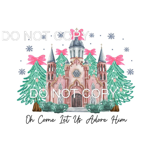 Oh Come Let Us Adore Him #127 Sublimation transfers - Heat