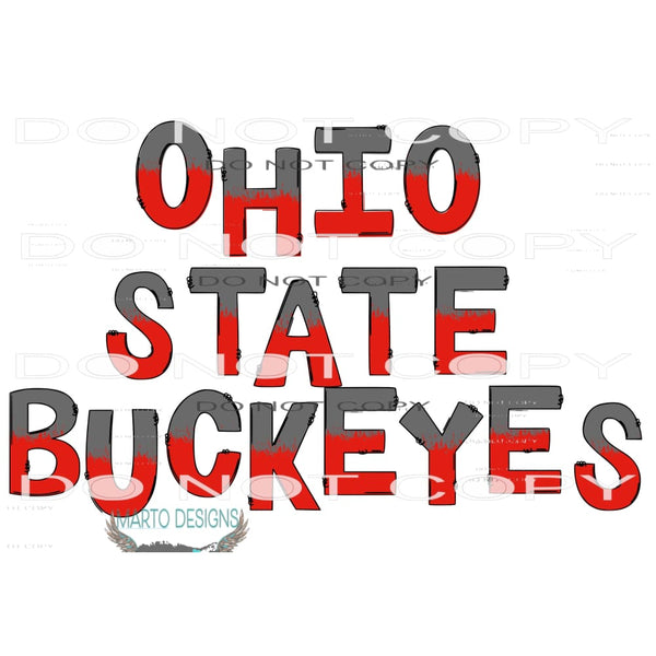 ohio # 1050 Sublimation transfers - Heat Transfer Graphic