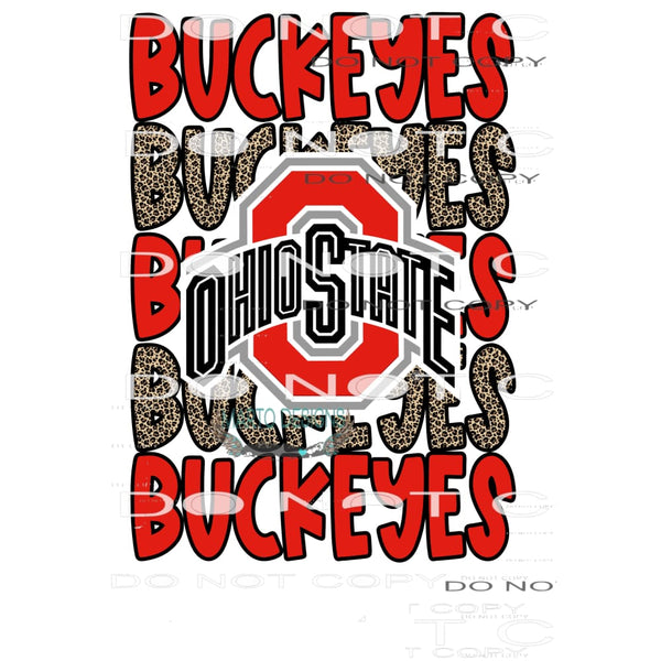 ohio Buckeyes # 1024 Sublimation transfers - Heat Transfer