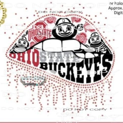 Ohio State Buckeyes #6263 Sublimation transfers - Heat