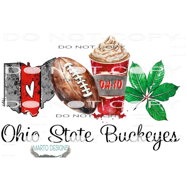 ohio state buckeyes # 9971 Sublimation transfers - Heat