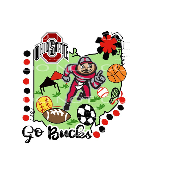 Ohio State Rhinestone Transfer martodesigns - # office use only Sublimation transfers