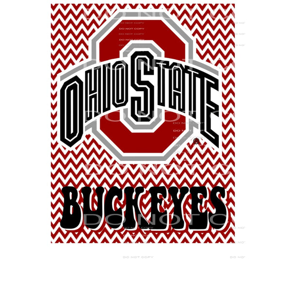 Ohio State Chevron # 88895 Sublimation transfers - Heat