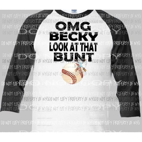 OMG BECKY Sublimation Transfer Heat Transfer