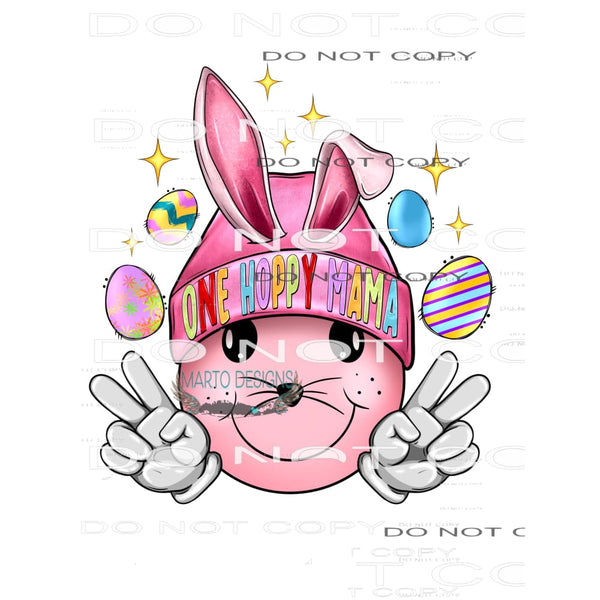 One Hoppy Mama #8935 Sublimation transfers - Heat Transfer