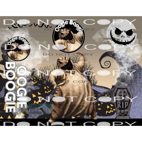 Oogie Boogie #6510 Sublimation transfers - Heat Transfer