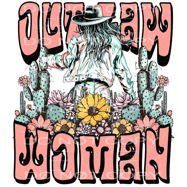 Outlaw women # 720 Sublimation transfers - Heat Transfer