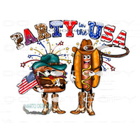 Party In The USA #10802 Sublimation transfers - Heat