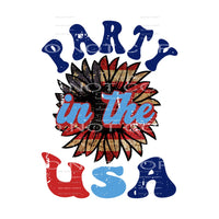 Party in the usa # 248 Sublimation transfers - Heat Transfer