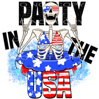 Party in the usa # 336 Sublimation transfers - Heat Transfer