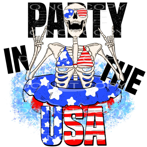 Party in the usa # 336 Sublimation transfers - Heat Transfer