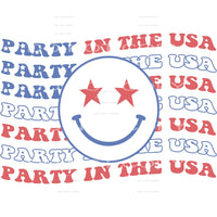 Party In The USA #5025 Sublimation transfers - Heat Transfer