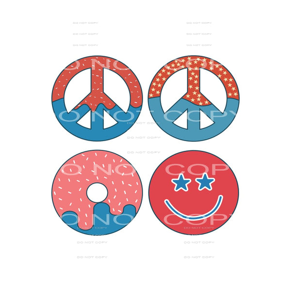Peace #5028 Sublimation transfers - Heat Transfer Graphic