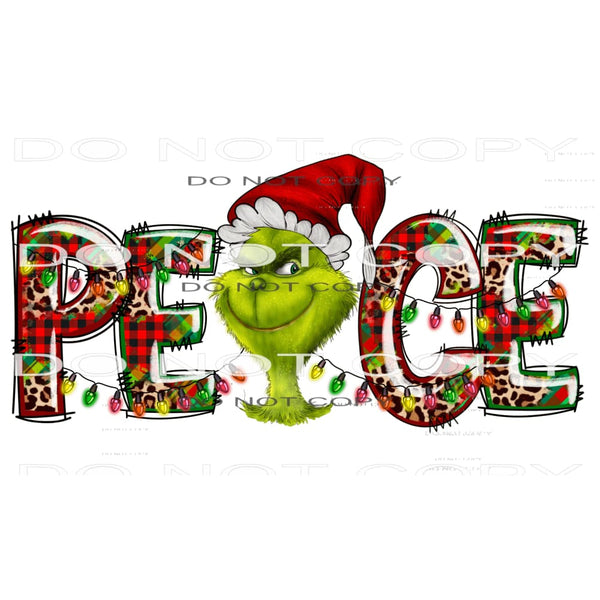 Peace #7434 Sublimation transfers - Heat Transfer Graphic