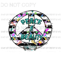 Peace & Beauty Hairdresser #1 Sublimation transfers Heat Transfer