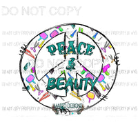 Peace & Beauty Hairdresser #3 Sublimation transfers Heat Transfer