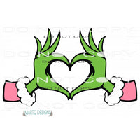 Peace Love Grinch #7586 Sublimation transfers - Heat
