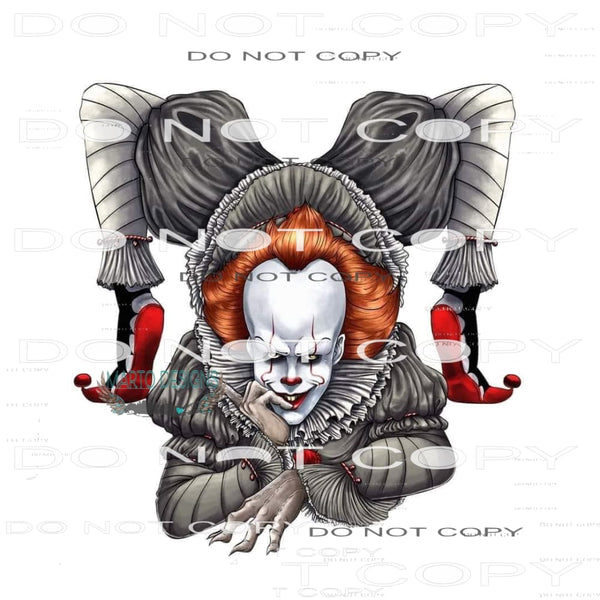 Pennywise #6488 Sublimation transfers - Heat Transfer