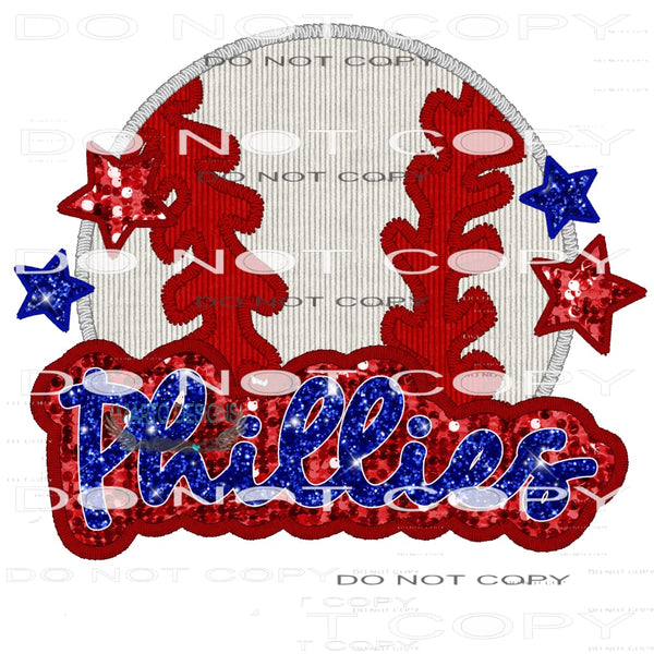 Phillies #7741 Sublimation transfer - Heat Transfer Graphic