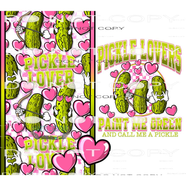 Pickle Lover WRAP #9267 Sublimation transfers - Heat