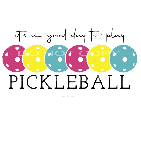 Pickleball 2 Sublimation transfers - Heat Transfer Graphic