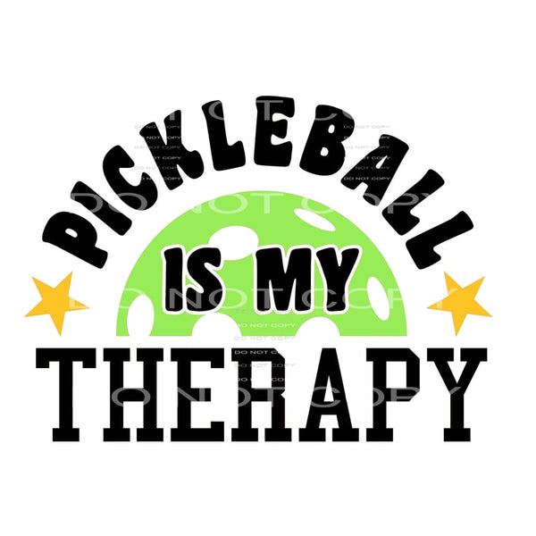 Pickleball 6 Sublimation transfers - Heat Transfer Graphic