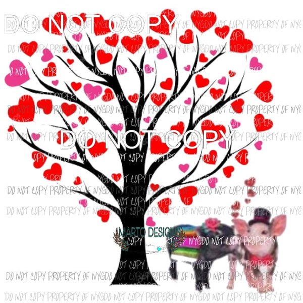 Pig Love Sublimation transfers Heat Transfer