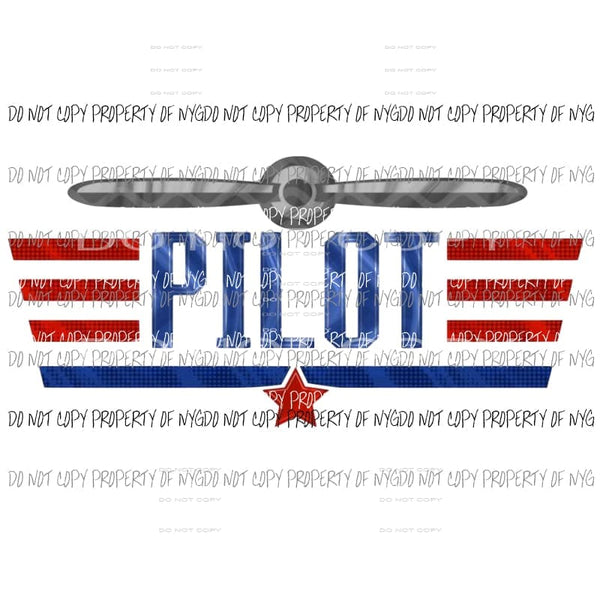 PILOT airplane propeller Sublimation transfers Heat Transfer