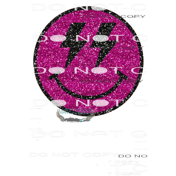Pink Smile #7872 Sublimation transfers - Heat Transfer